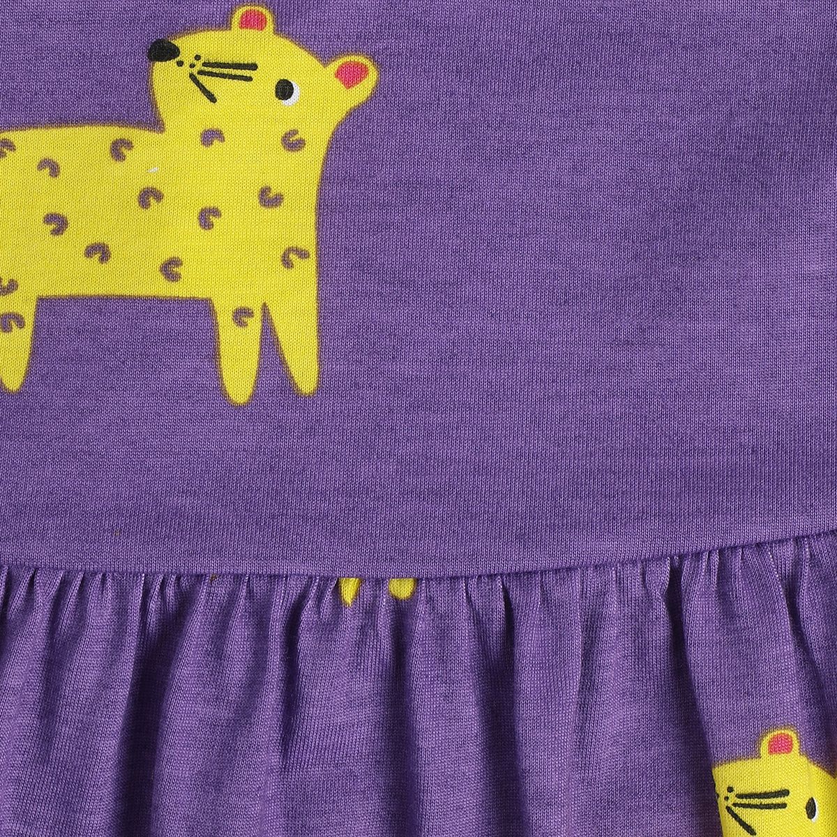 Girls Multi Short Sleeve Dress