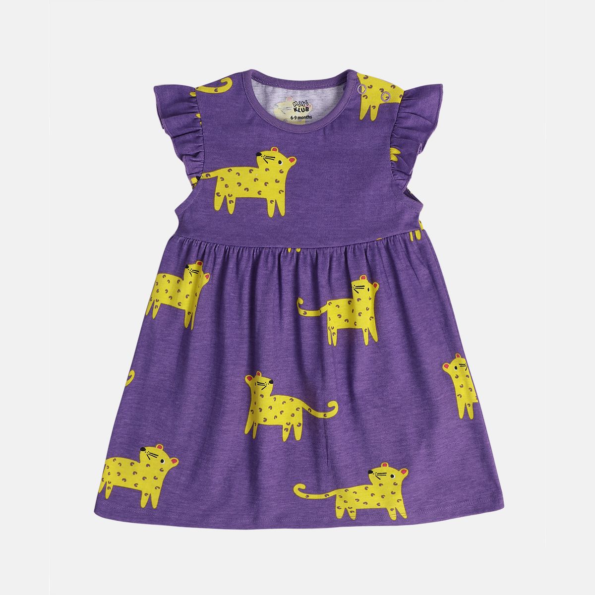 Girls Multi Short Sleeve Dress