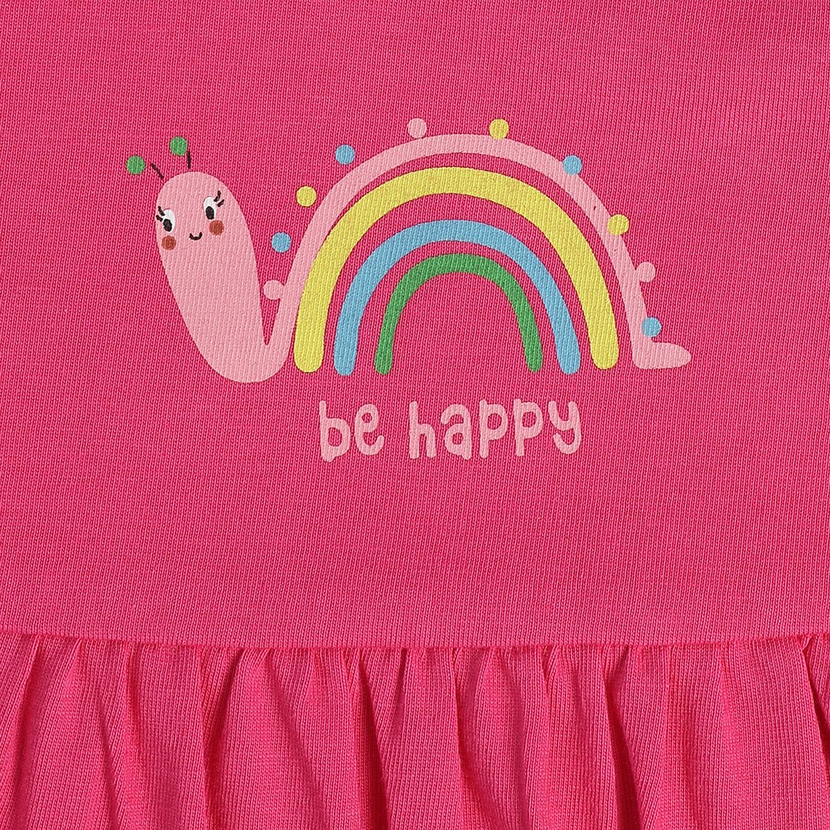 Girls Multi Short Sleeve Dress