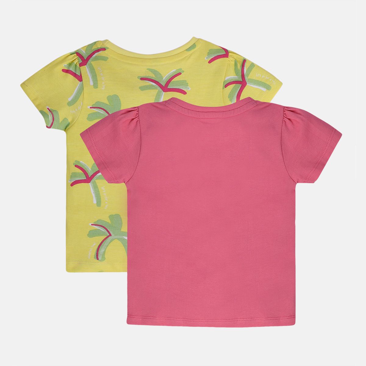 Girls Multicolor Pack Of 2 Knit Top