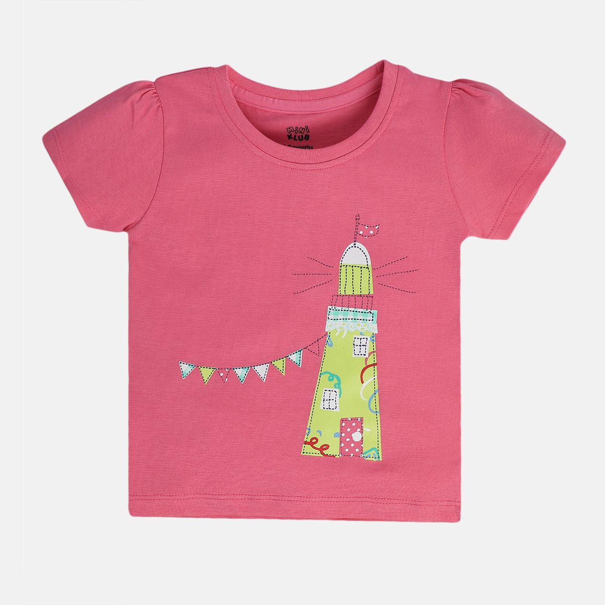 Girls Multicolor Pack Of 2 Knit Top