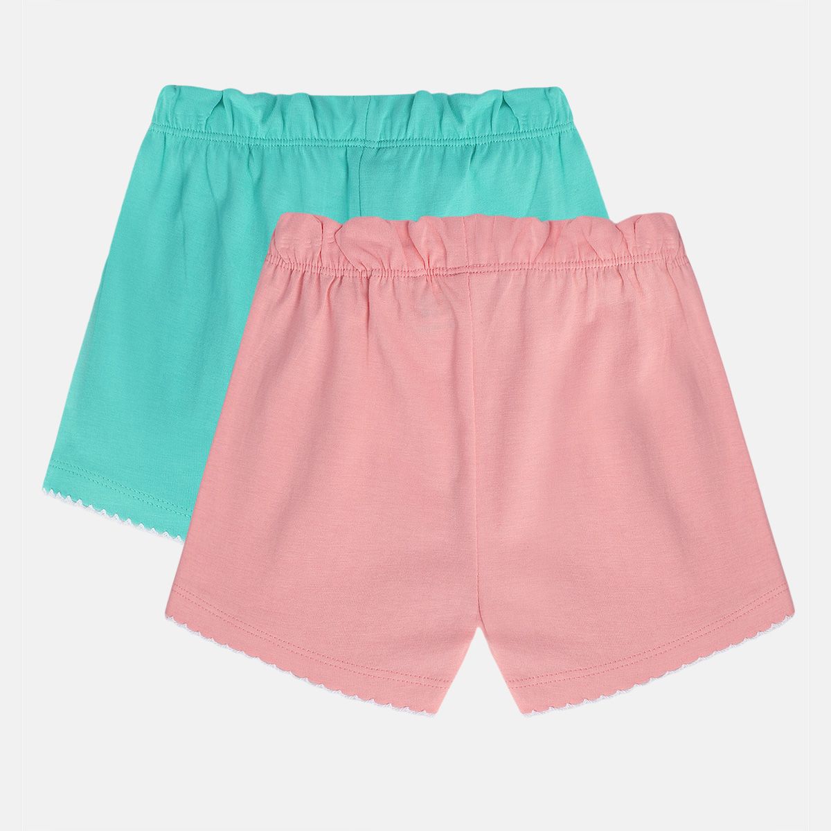 Girls Multicolor Pack Of 2 Shorts