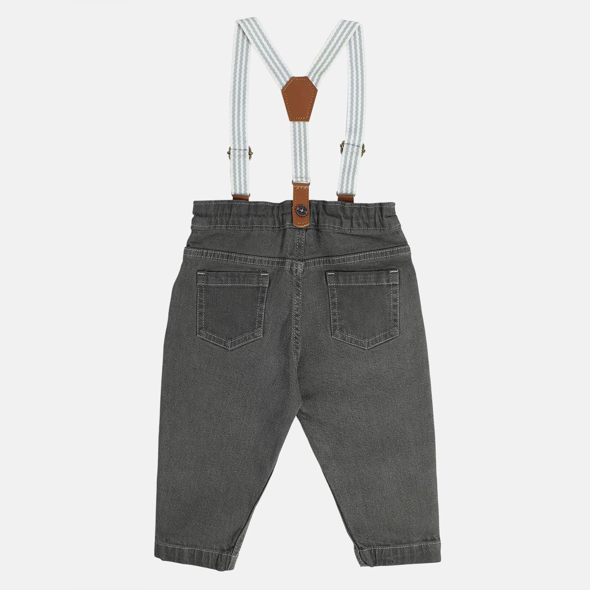 Boys Grey Denim Pant