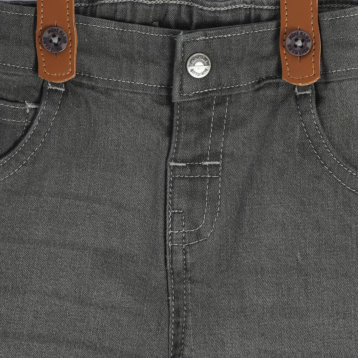 Boys Grey Denim Pant