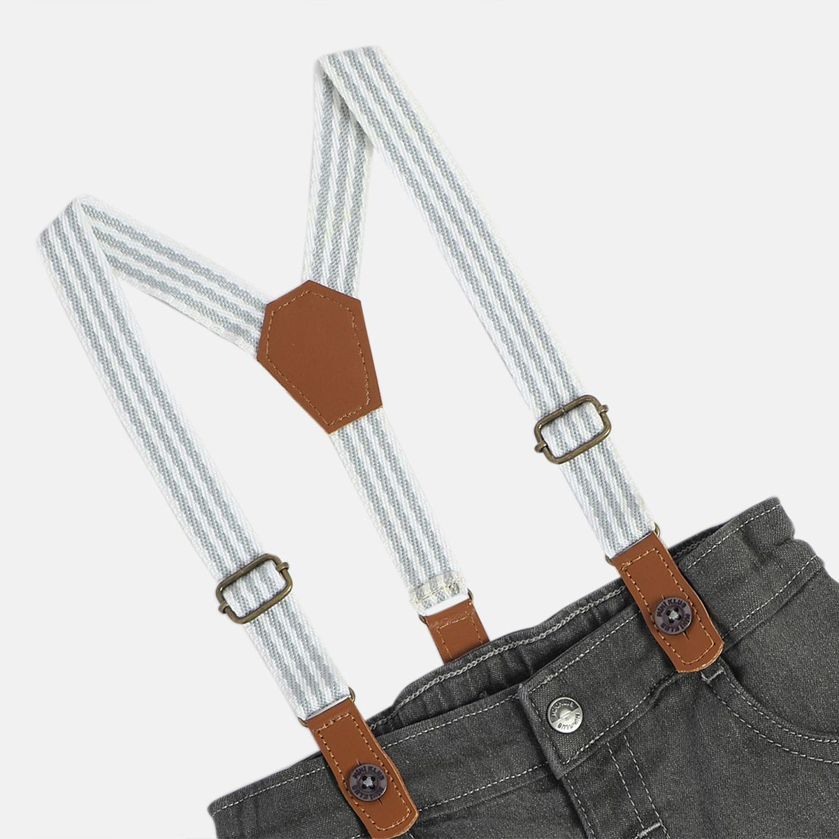 Boys Grey Denim Pant