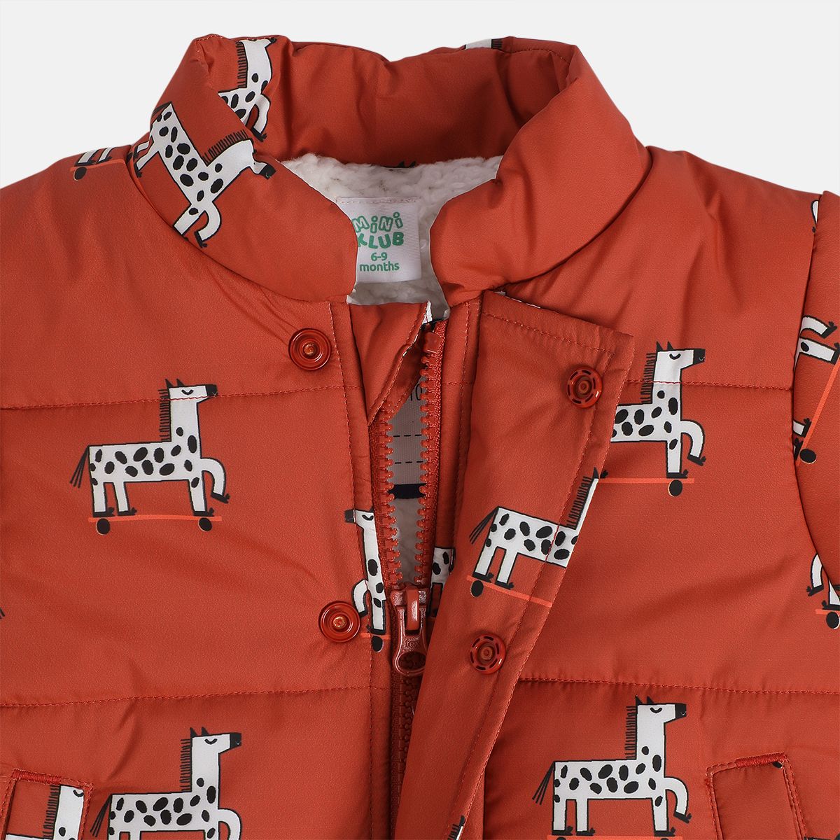 Boys Rust Orange Pack Of 1 Jacket