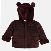 Boys Maroon Pack Of 1 Jacket