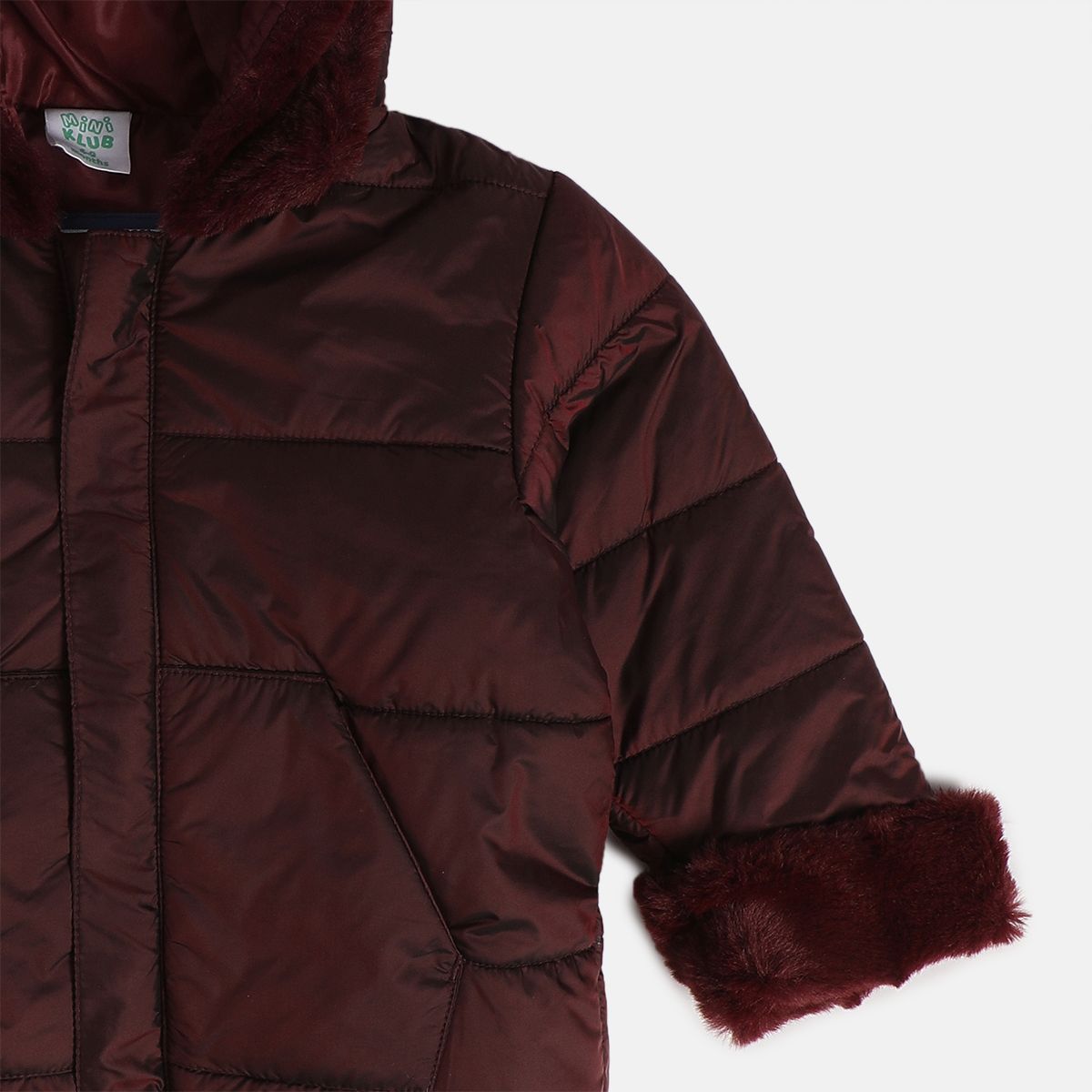 Boys Maroon Pack Of 1 Jacket