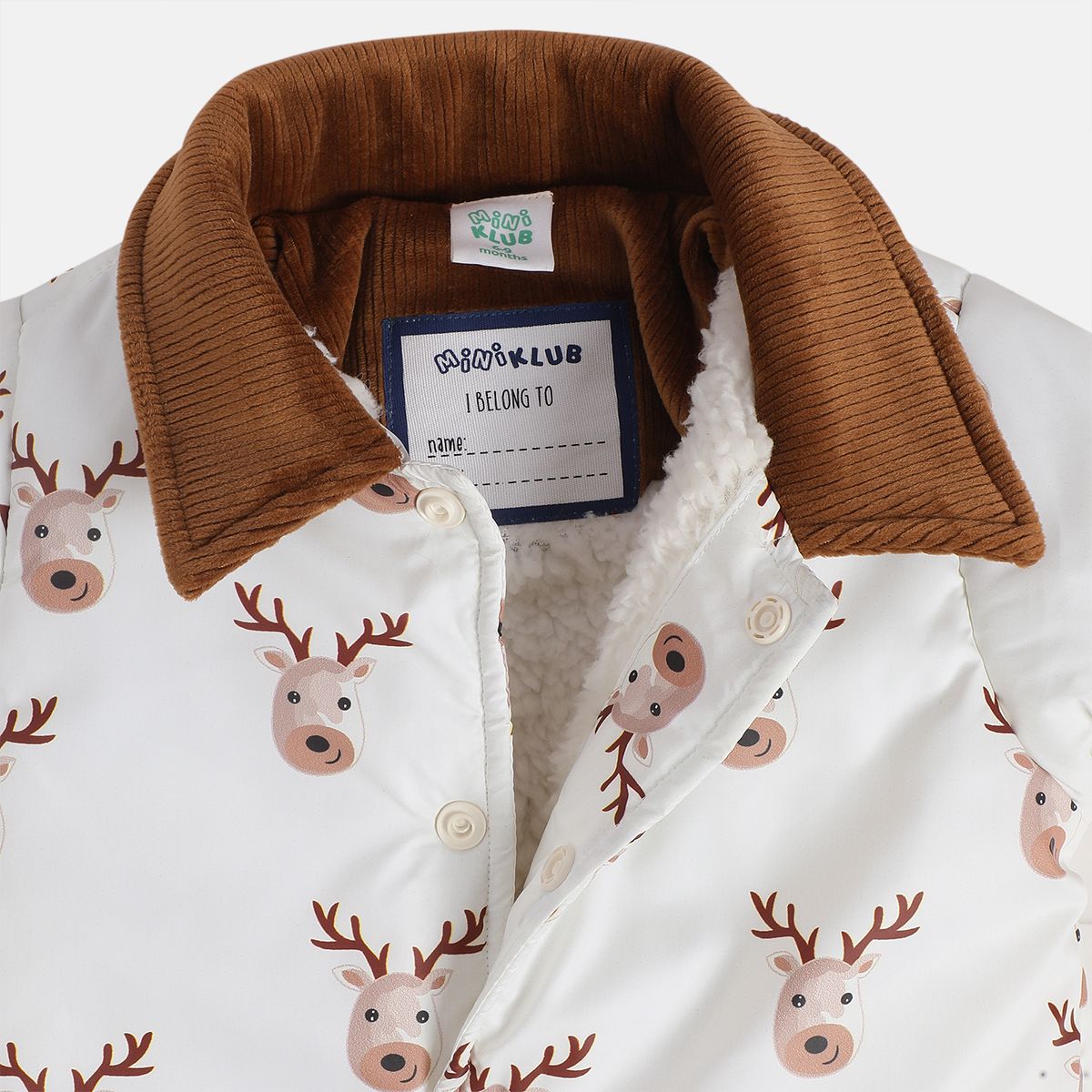 Boys Marshmallow Pack Of 1 Jacket