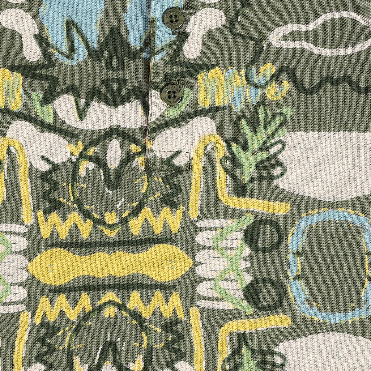 Boys Olive Green Polo Shirt