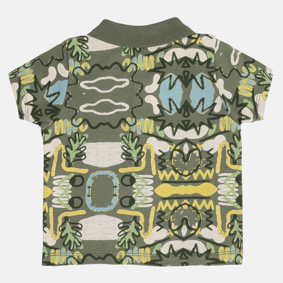 Boys Olive Green Polo Shirt