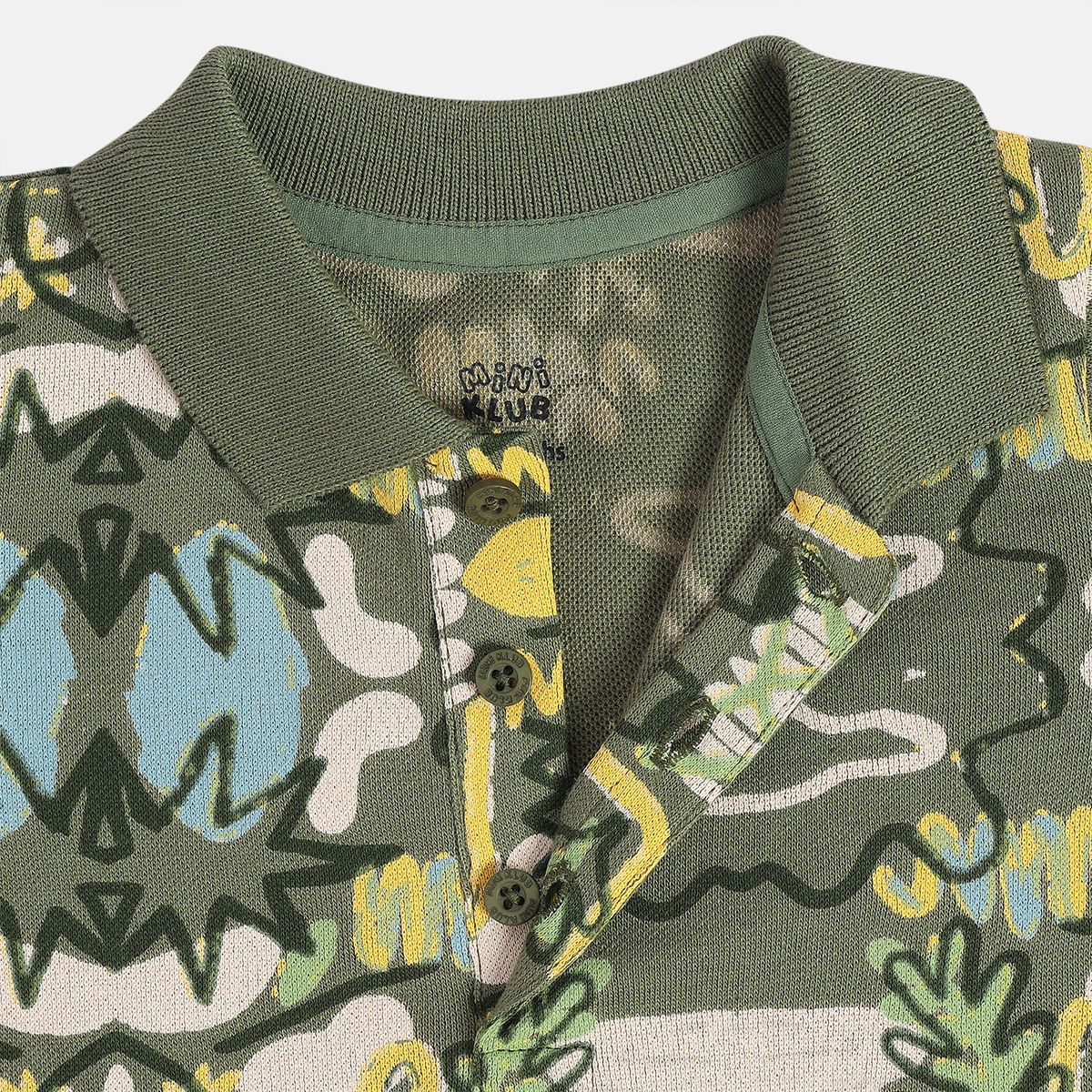 Boys Olive Green Polo Shirt