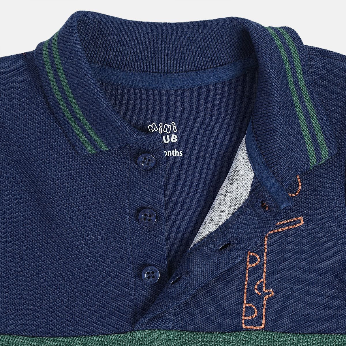 Boys Blue/Green Polo Shirt