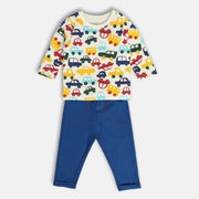 Boys Multi T-Shirt And Bottom