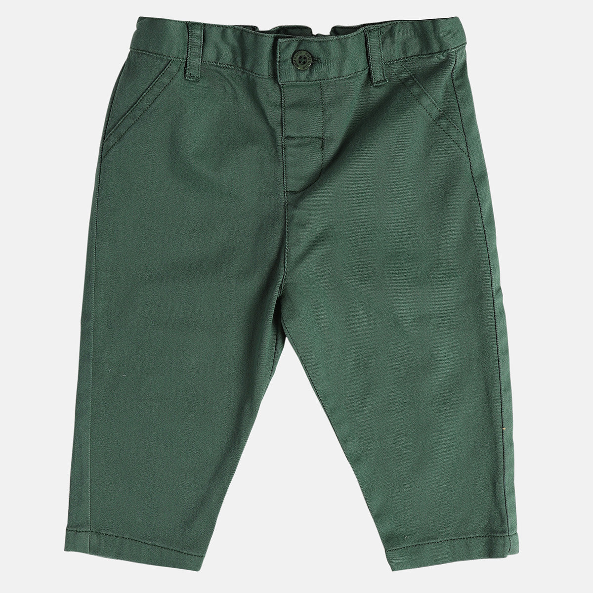 Boys Green Woven Pant