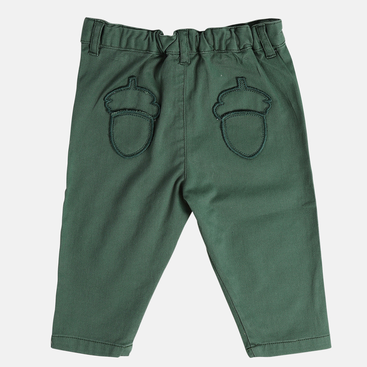 Boys Green Woven Pant