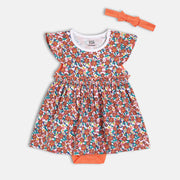 Girls Multi Flutter Sleeve Body Suit