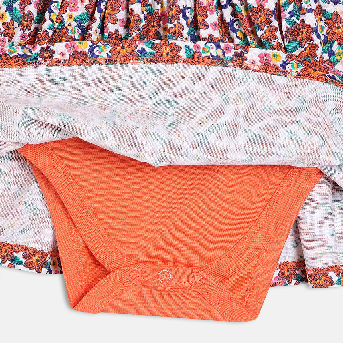 Girls Multi Flutter Sleeve Body Suit