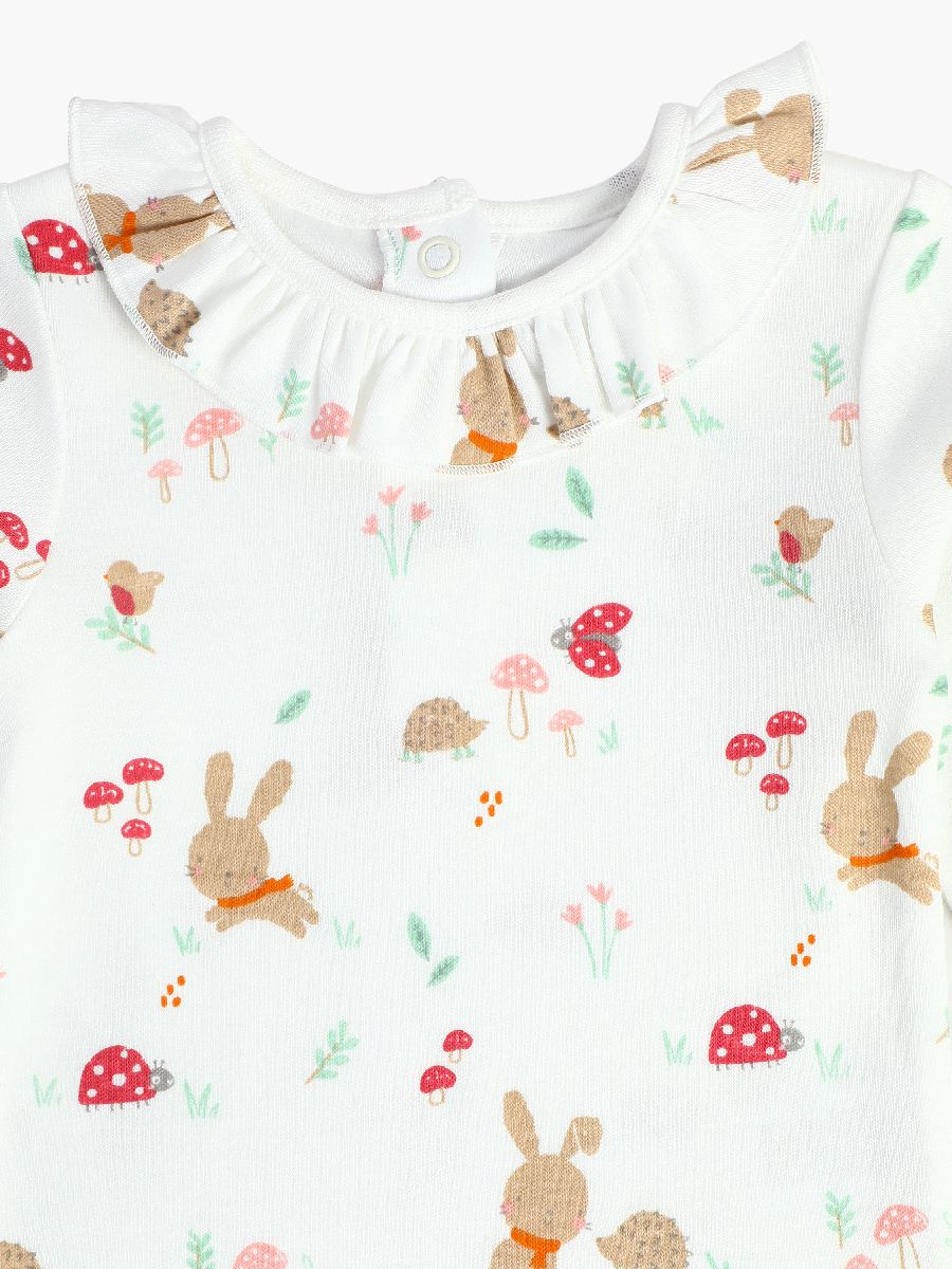 Minicuddles Girl Baby Dungaree Set - Pink