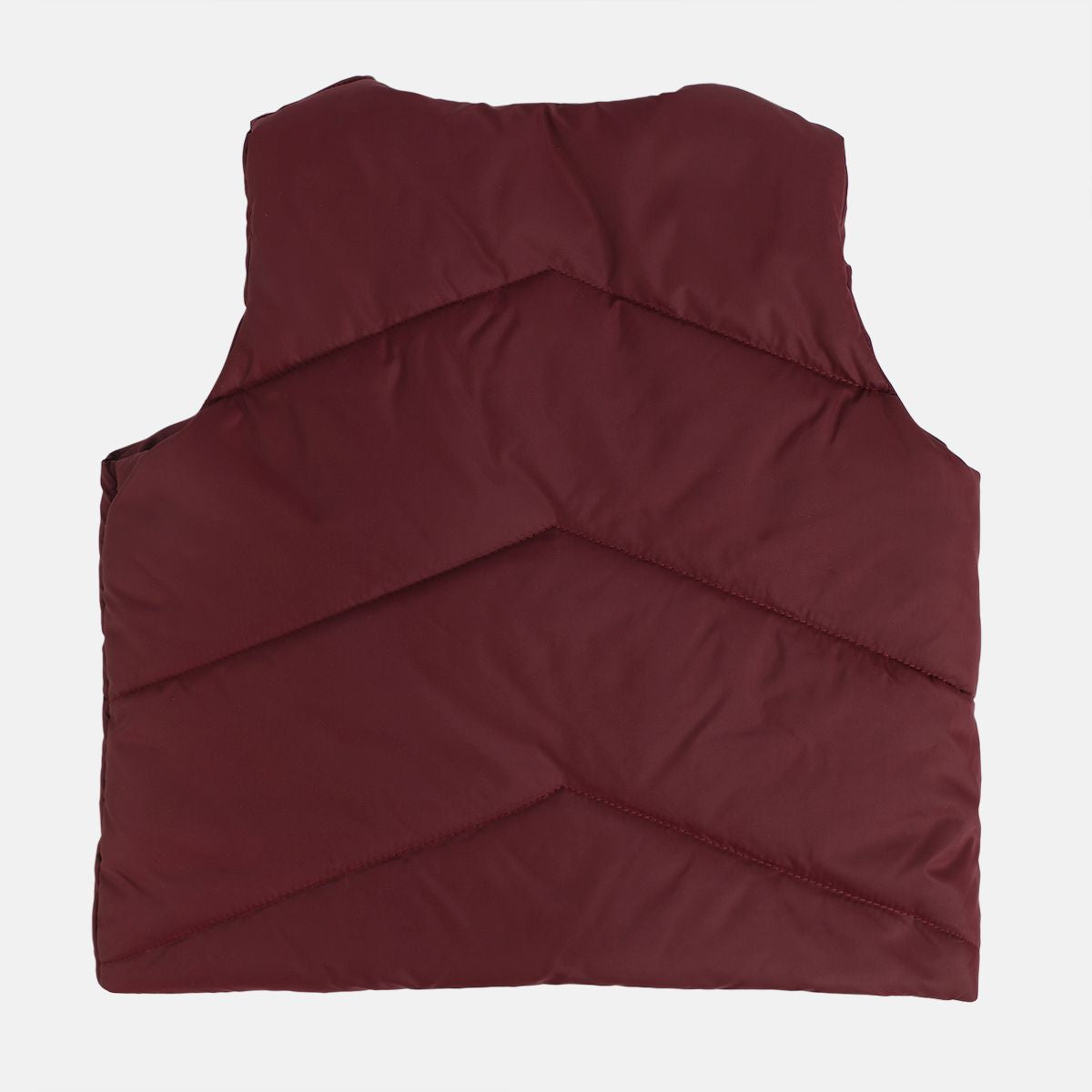 Girls Maroon Pack Of 1 Gilet
