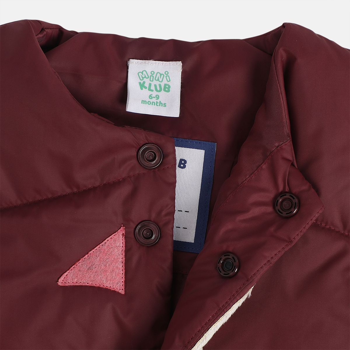 Girls Maroon Pack Of 1 Gilet