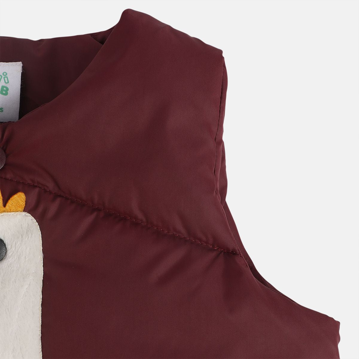 Girls Maroon Pack Of 1 Gilet