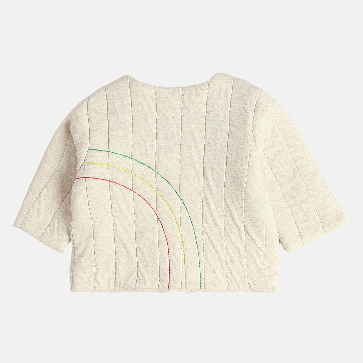 Girls Oatmeal Marl Jacket