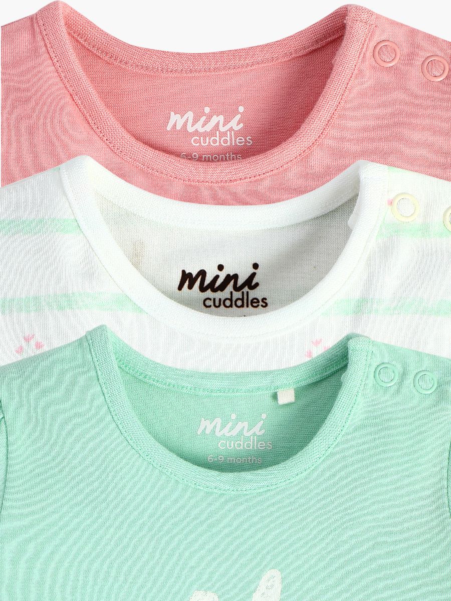 Minicuddles Girl New Born Knit Top - Multicoloured