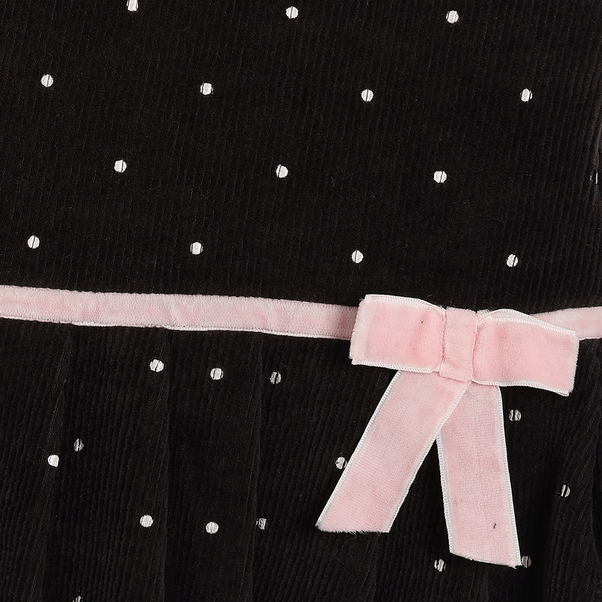 Girl Black Pinny Set