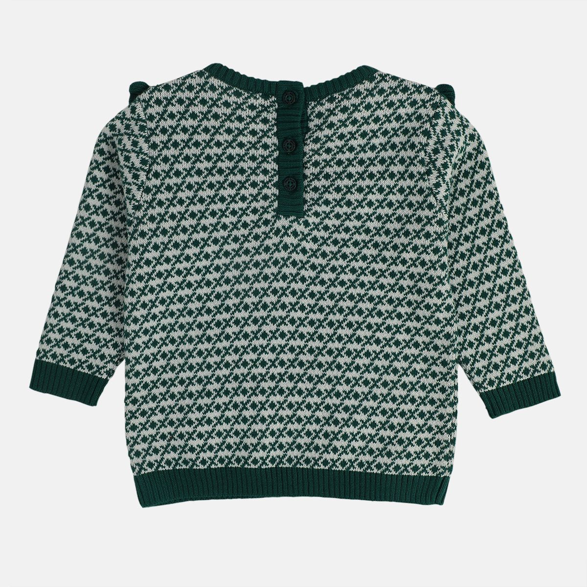 Girls Green Pack Of 1 Sweater