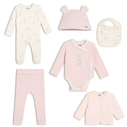 Baby Girls Pack of 6  Essentials Gift Set, Multicolour