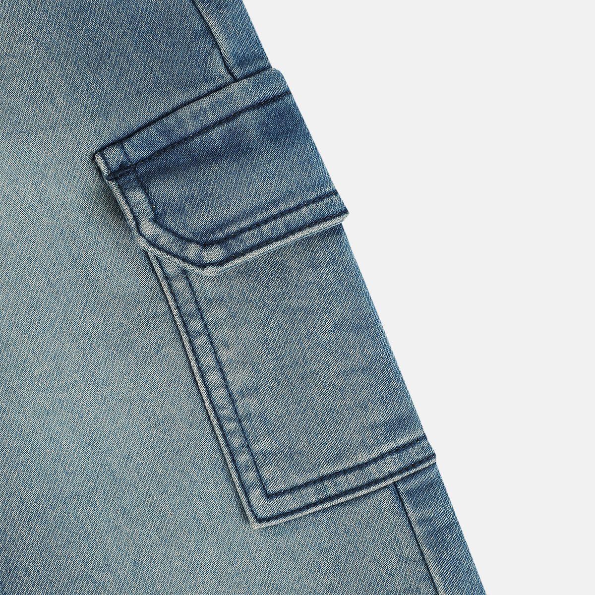 Boys Medium Wash Pack Of 1 Denim Pant