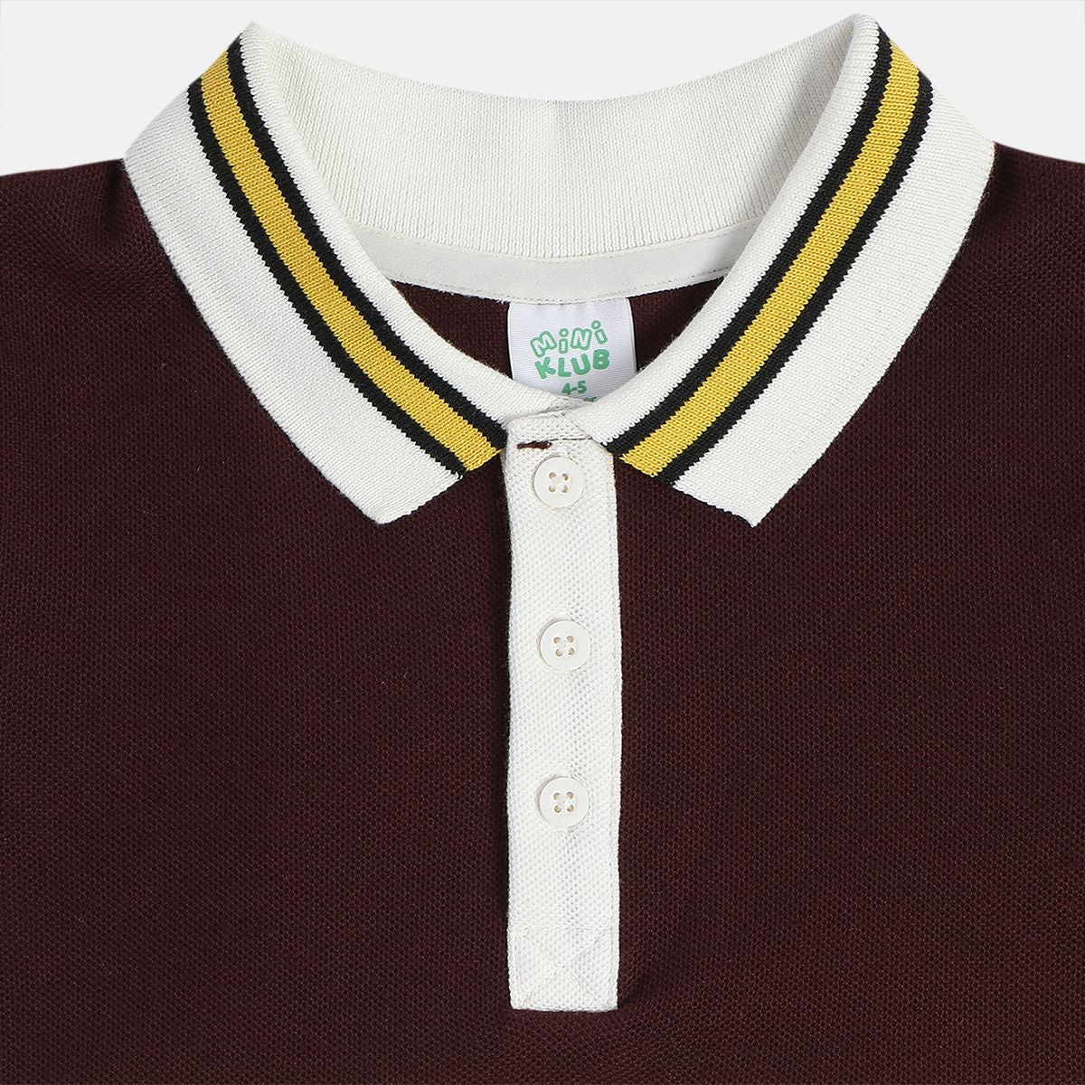 Boys Maroon Polo