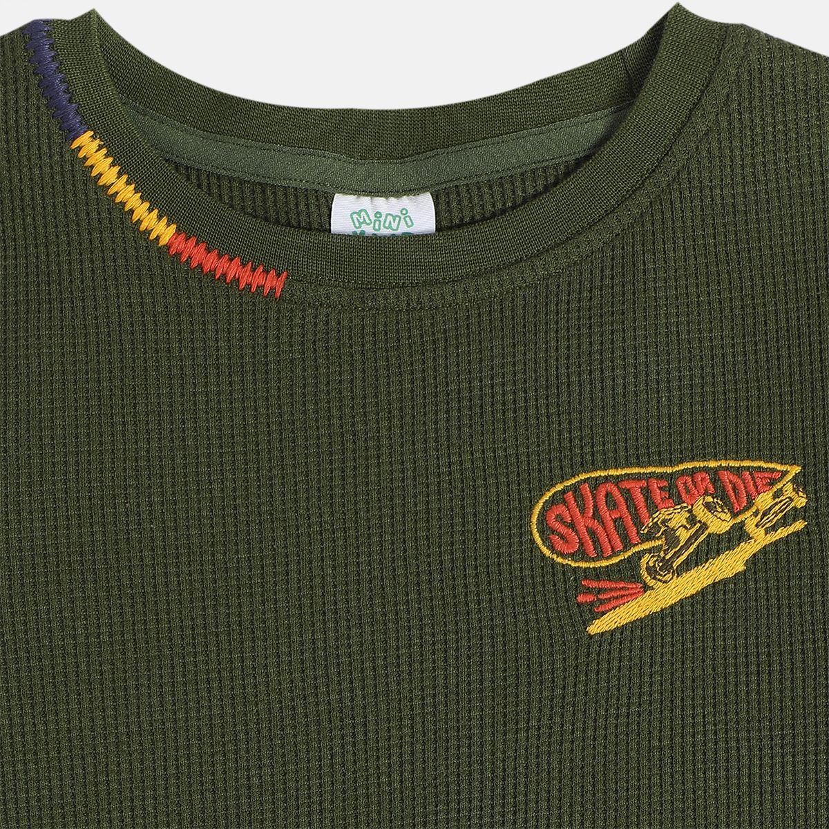 Boys Olive Green T-Shirt