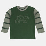 Boys Olive Green T-Shirt