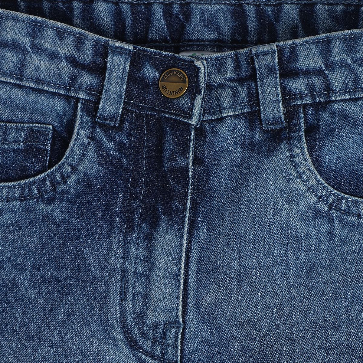 Girls Blue Denim Pant