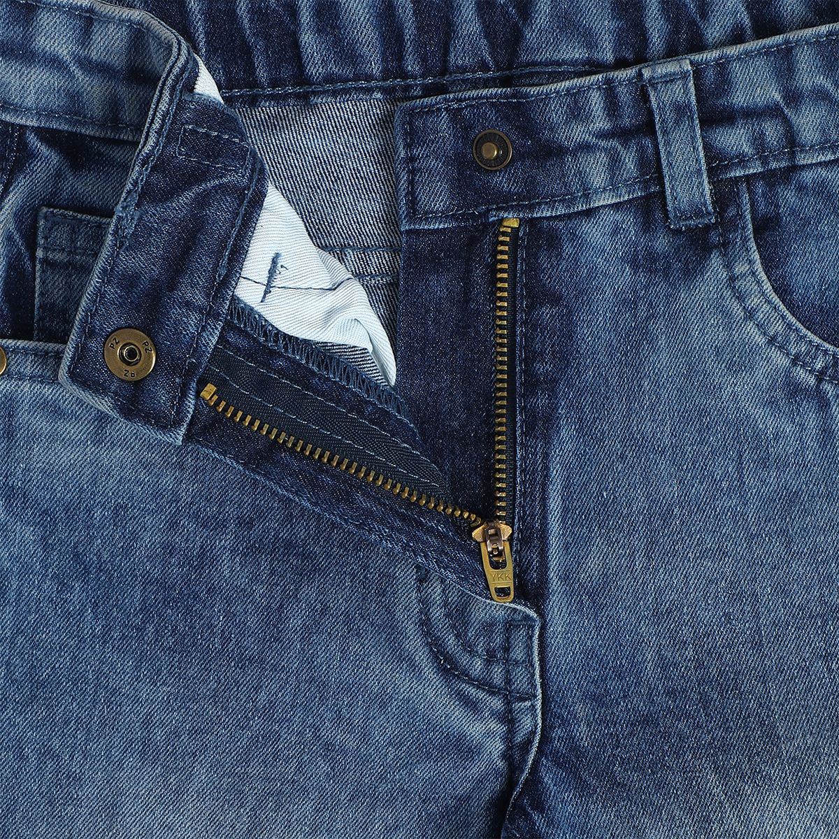 Girls Blue Denim Pant