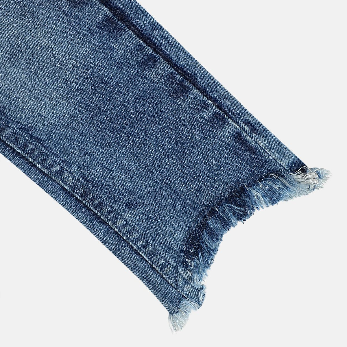 Girls Blue Denim Pant