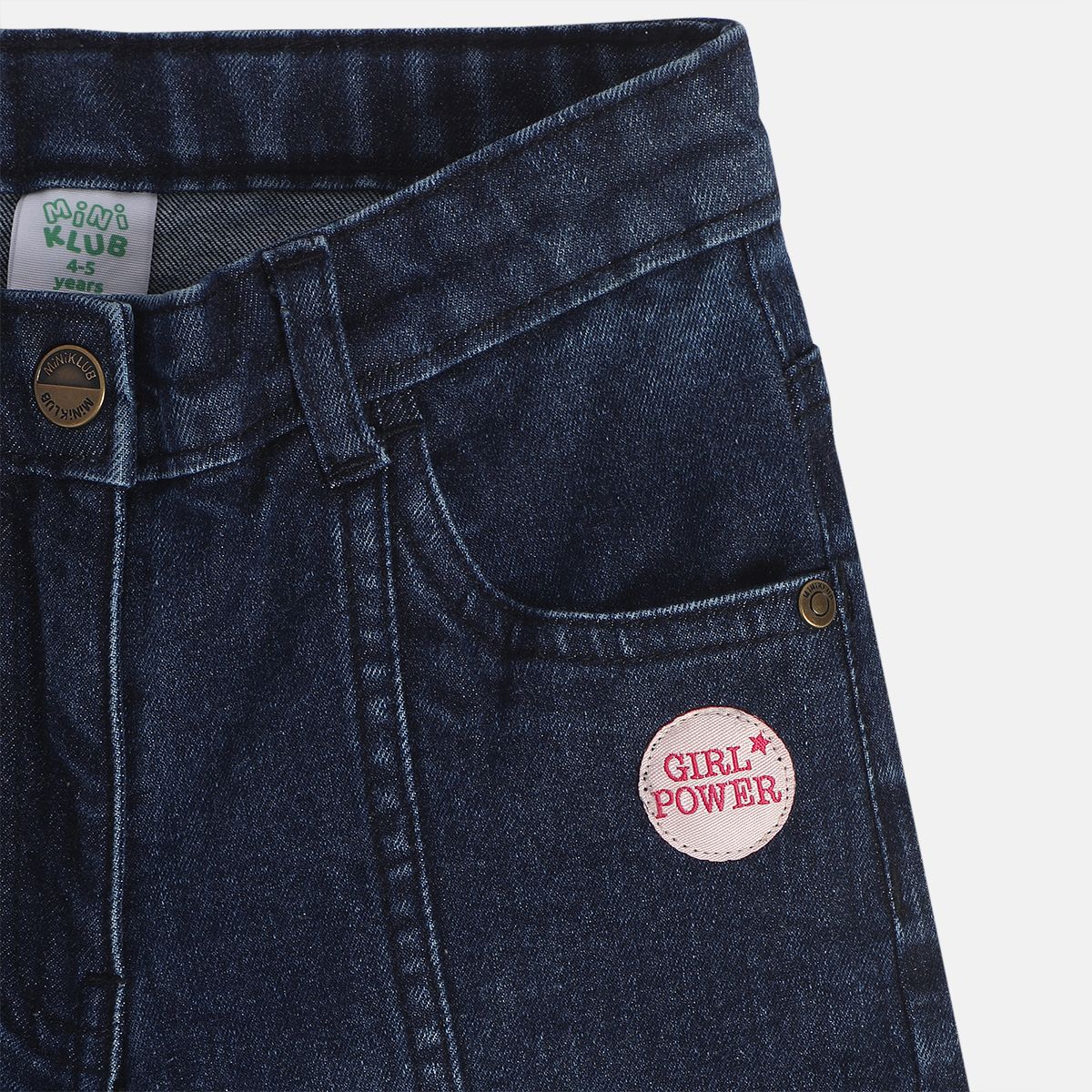 Girls Blue Denim Pant