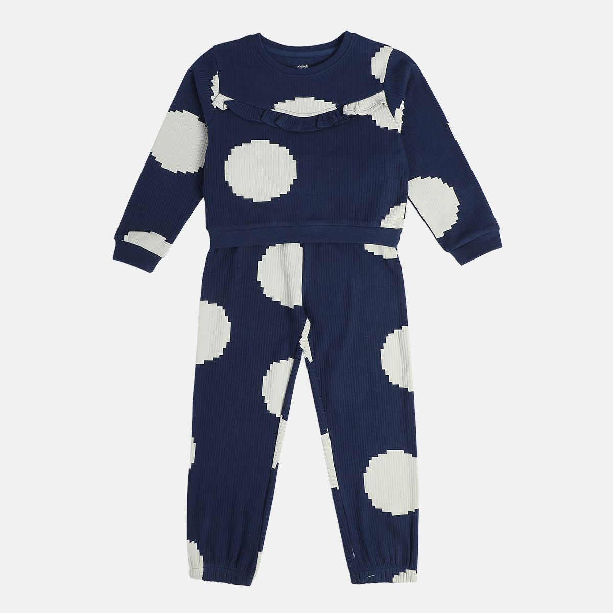 Girls Navy Lounge Wear
