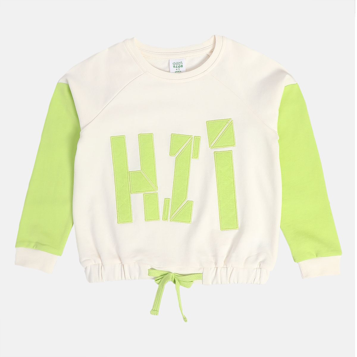 Girls Marshmallow Sweat Shirt