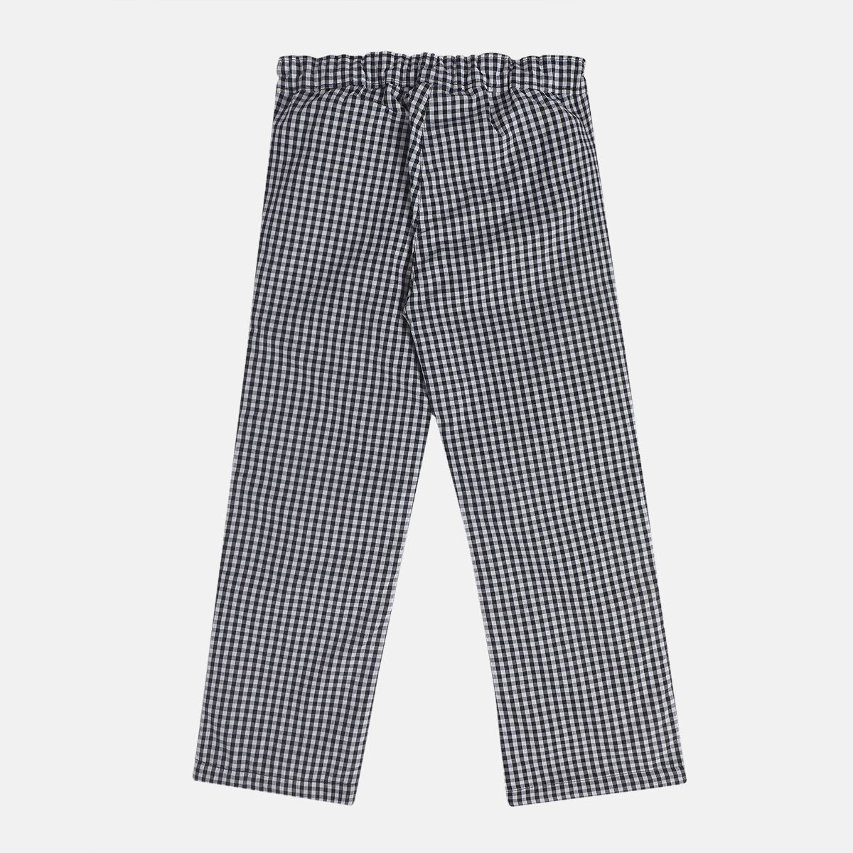 Girls Black Woven Pant