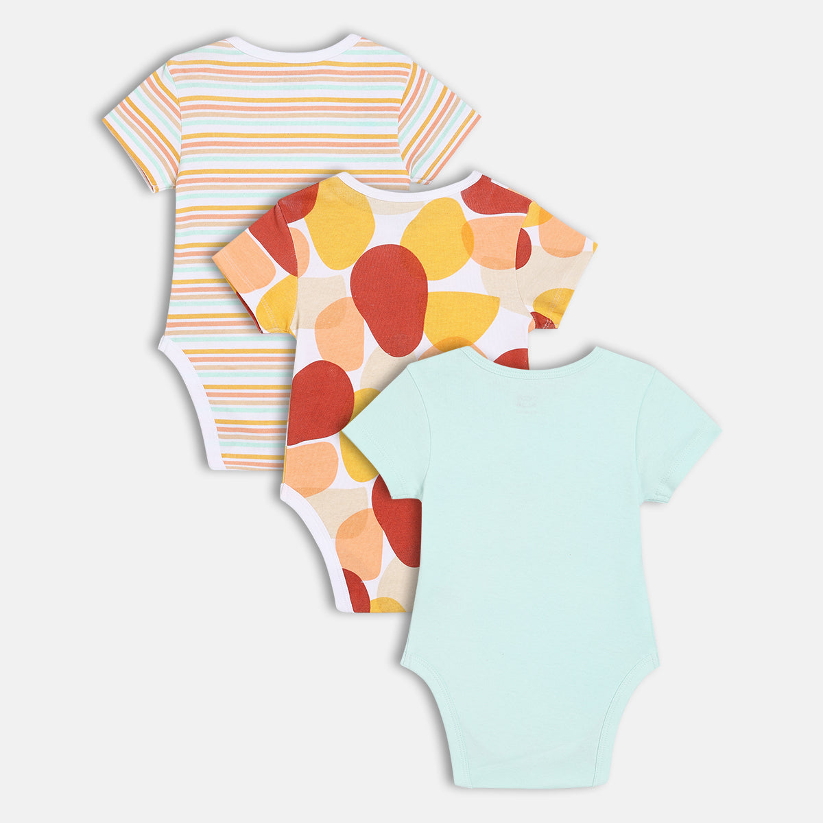 Boy Blue/White/Coral Body Suit