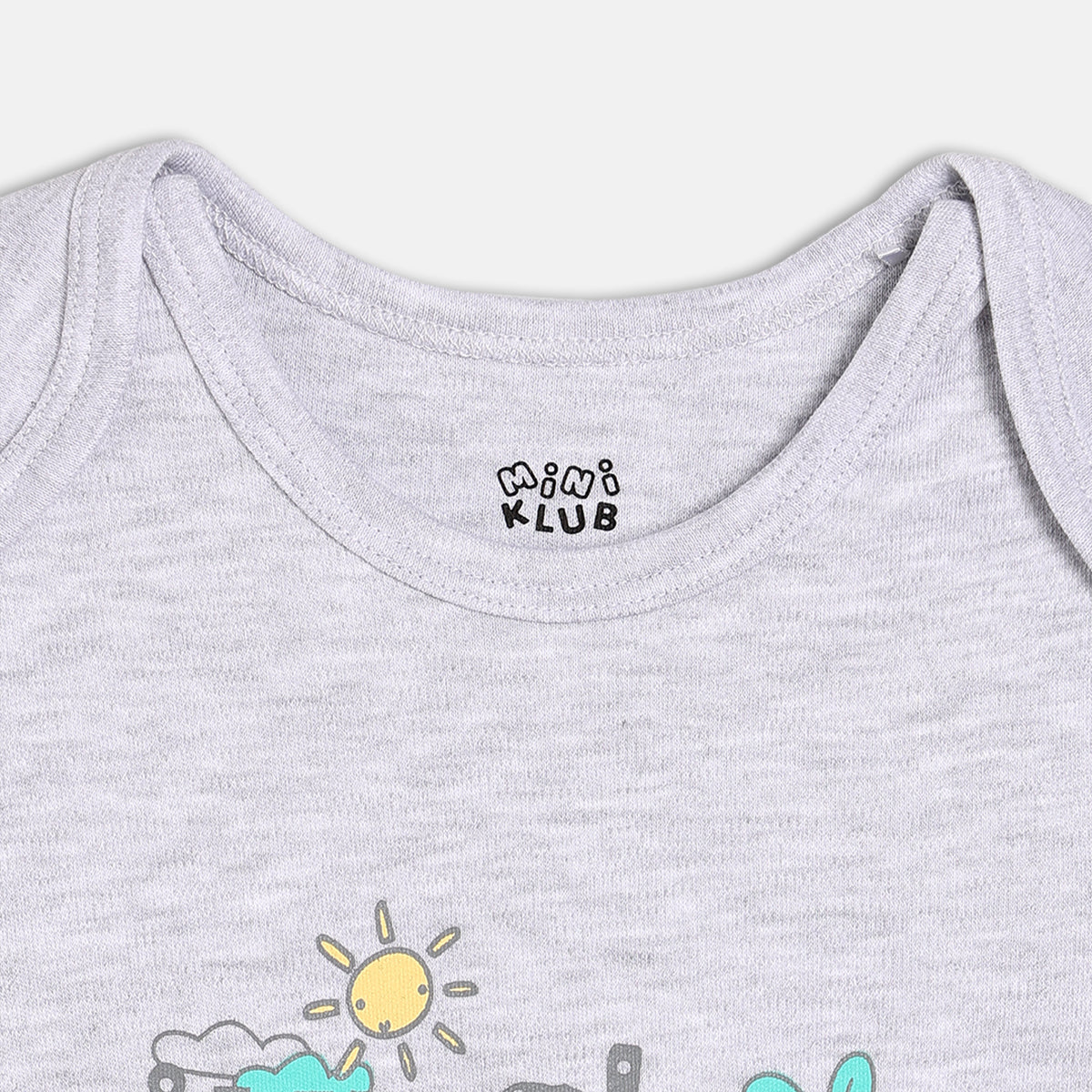 Boys Multi Envelop Neck Short  Sleeve Knit Bottom