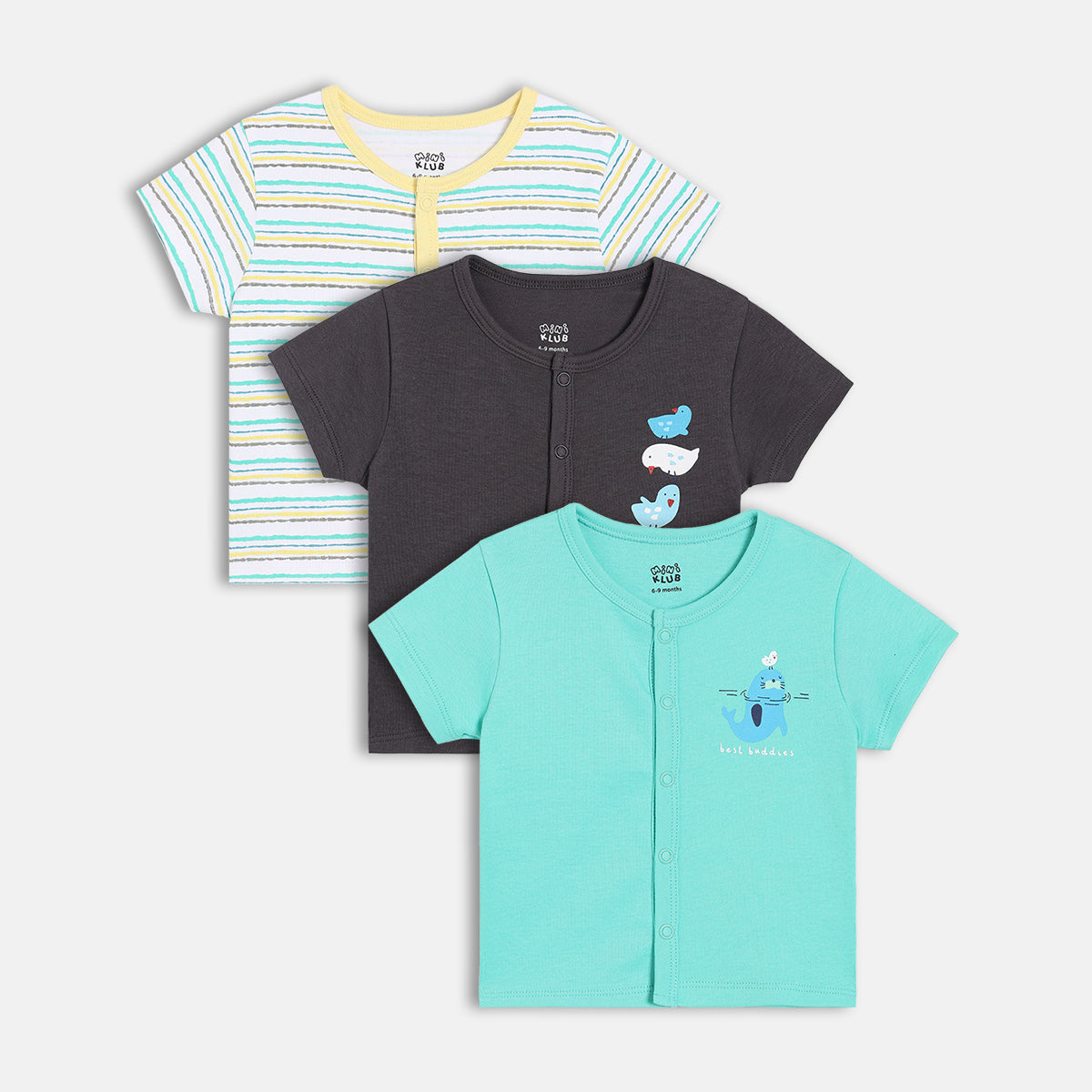 Boys Multi Front Open Short Sleeve Front Open Vest