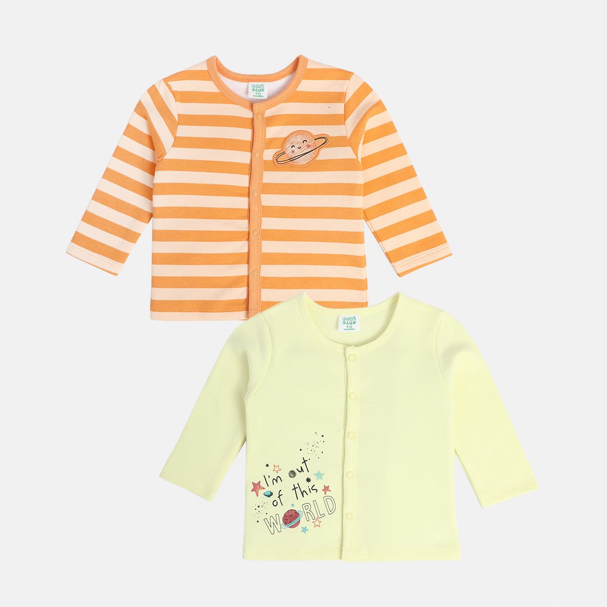 Boys Multicolor Pack Of 2 Front Open Vest