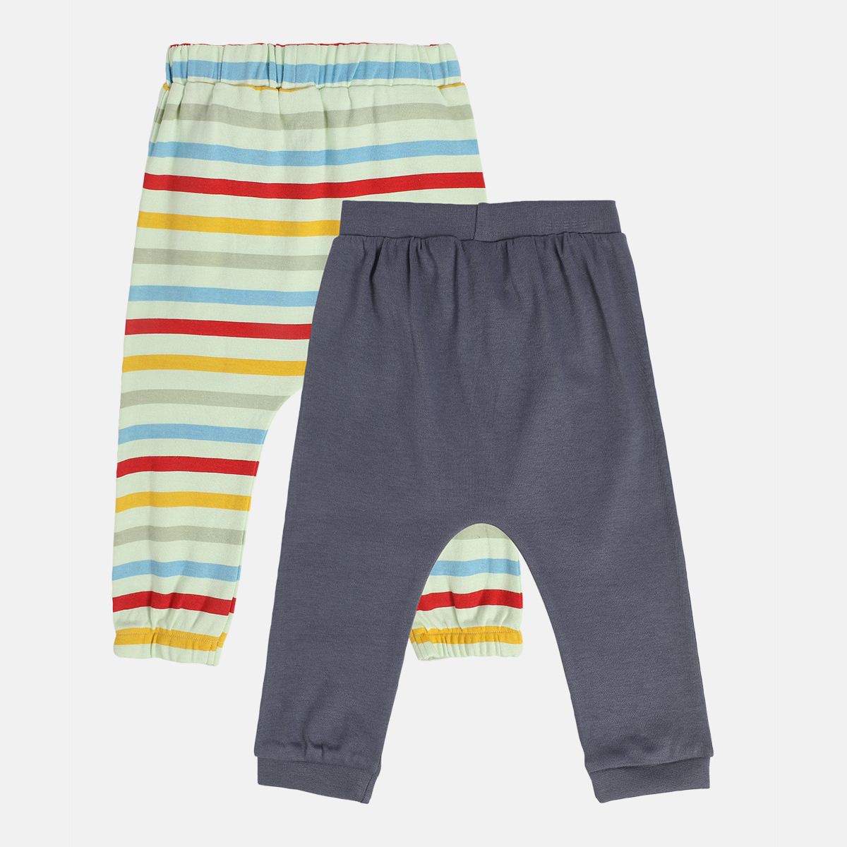 Boys Multicolor Pack Of 2 Knit Bottom