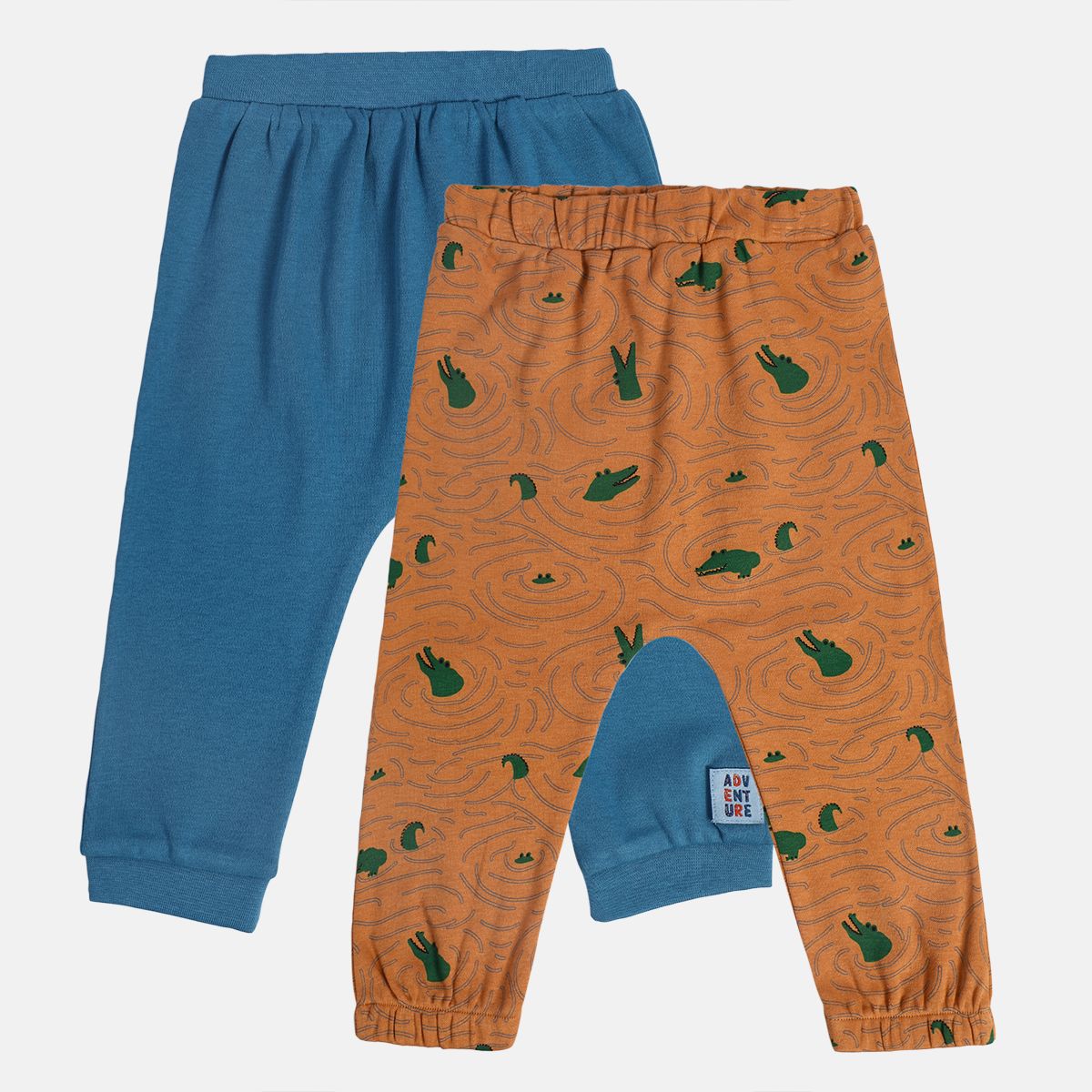 Boys Brown Knit Bottom