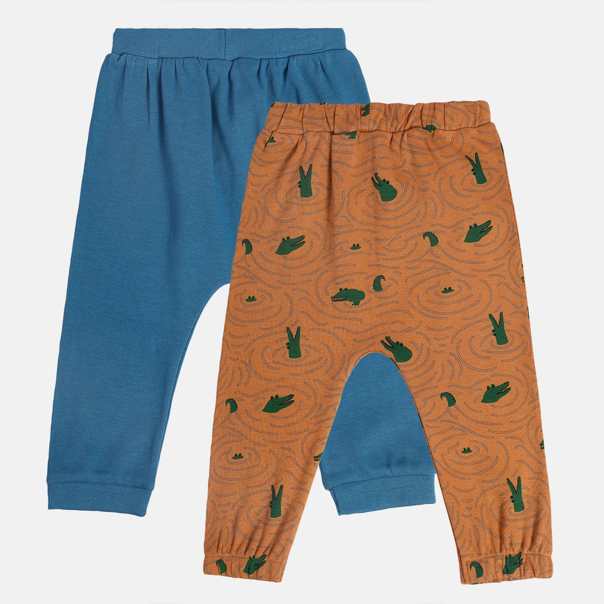 Boys Brown Knit Bottom