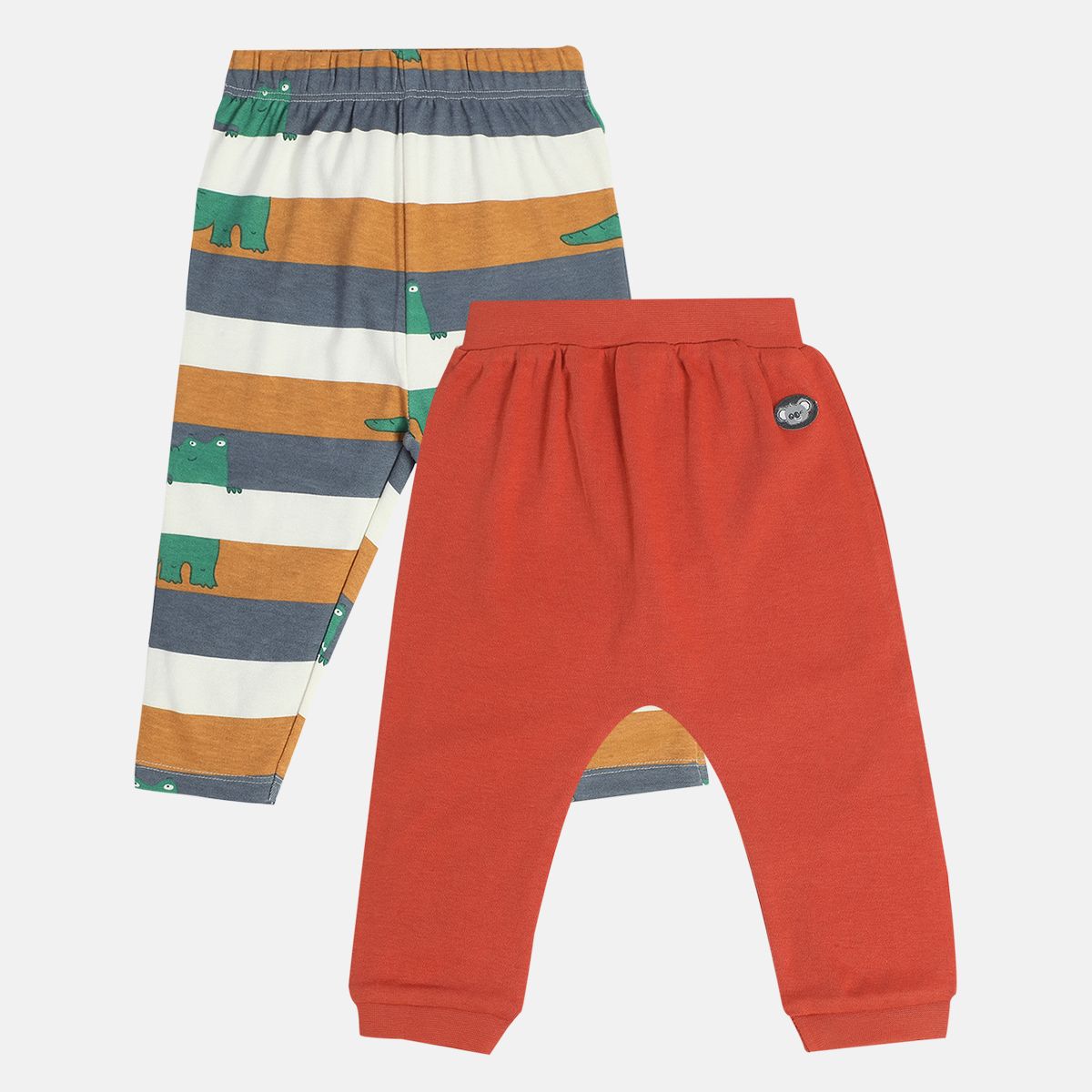 Boys Brown Knit Bottom